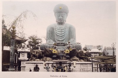 Daibutsu in Kobe, ca. 1880 von Japanese Photographer